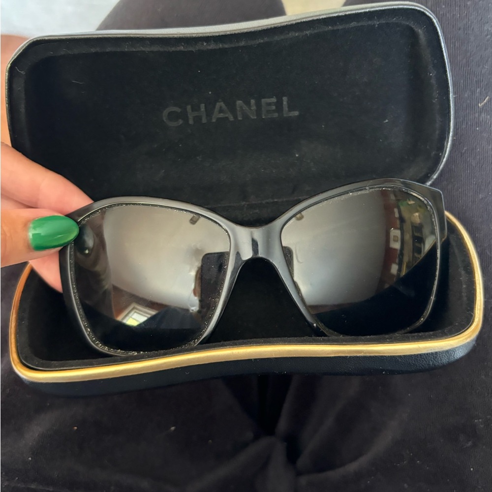 Chanel sunglasses with case